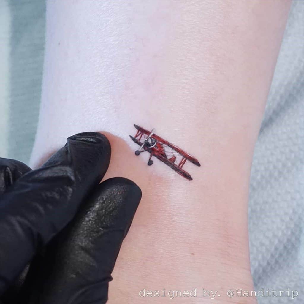 Small Vintage Airplane Guys Travel Related Tattoos | Airplane tattoos, Aviation  tattoo, Plane tattoo