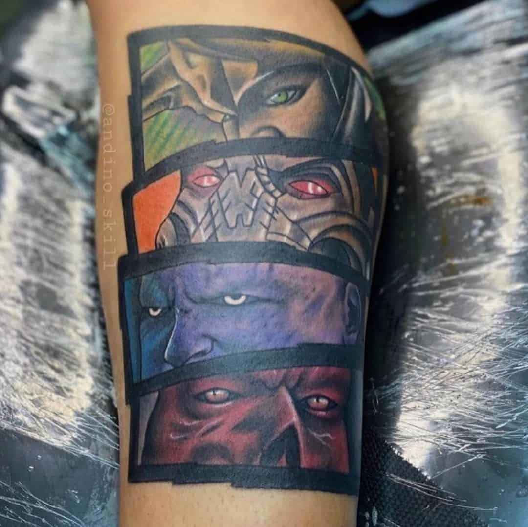 The Avengers got matching tattoos
