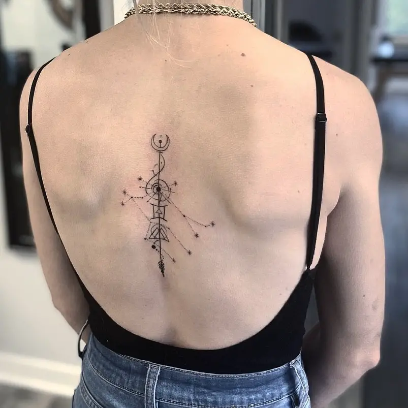 Minimalist Spine Tattoos | Minimalist tattoo, Tattoos, Spine tattoos for  women